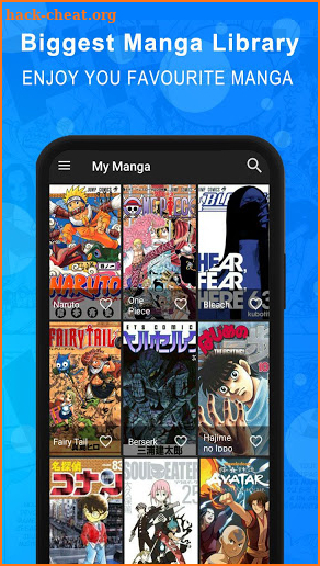 My Manga - Free Manga Reader app screenshot