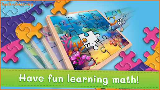 My Math Jigsaw Puzzles for Kids free puzzle games screenshot