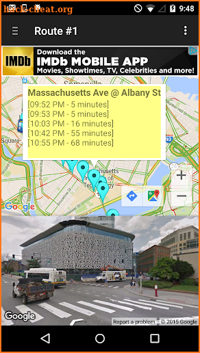 My MBTA Next Bus screenshot