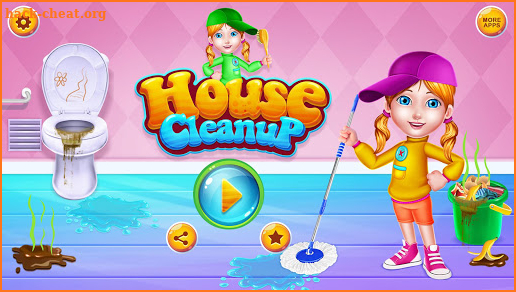 My Messy Home Cleanup - Girls House Cleaning Game screenshot