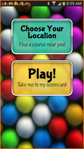 My Mini Golf Scorecard screenshot