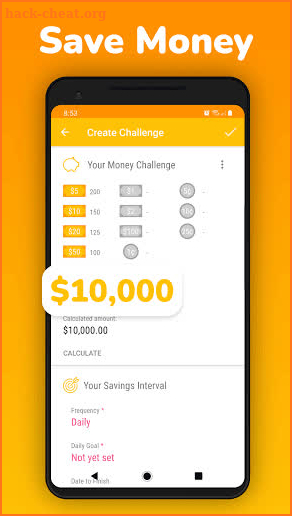 My Money Challenge : Piggy Bank & Savings App screenshot