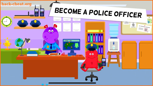 My Monster Town - Police Station Games for Kids screenshot