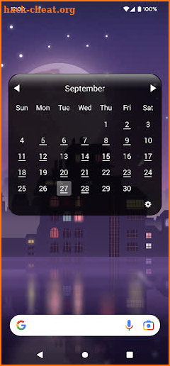 My Month Calendar Widget screenshot