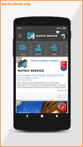My MSI - Matrix Service screenshot