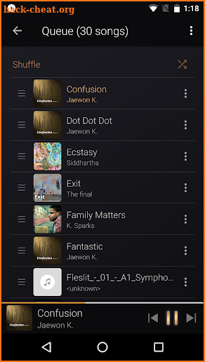 My Music Player screenshot