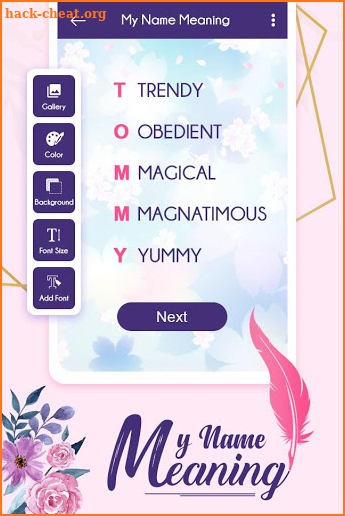 My Name Meaning Maker - Stylish Name Maker screenshot