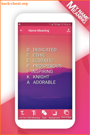 My Name Meaning - Name Meaning App Hack Cheats and Tips ...