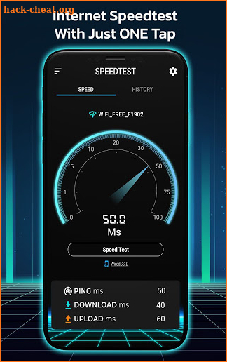 My Network Speedtest - Free Internet Speed Test screenshot