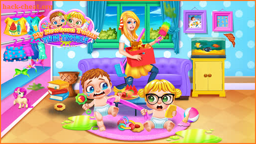 My Newborn Baby Twins - Newborn Baby Care Games screenshot