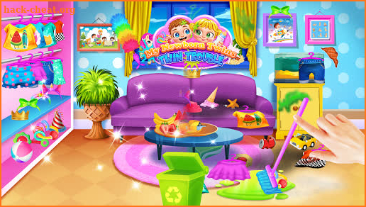 My Newborn Baby Twins - Newborn Baby Care Games screenshot