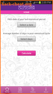 My Ovulation Calculator screenshot