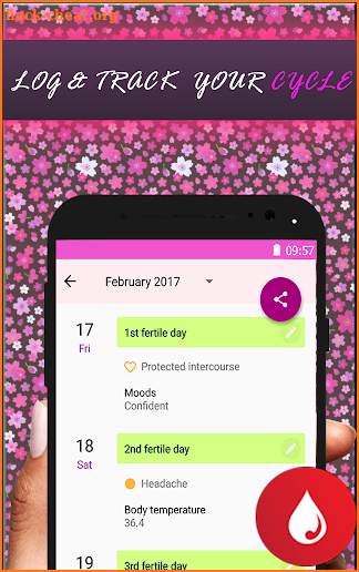 My Period Tracker - Ovulation Calendar & Fertility screenshot