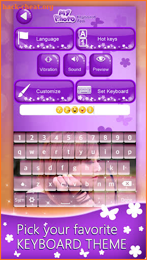 My Photo Keyboard App screenshot