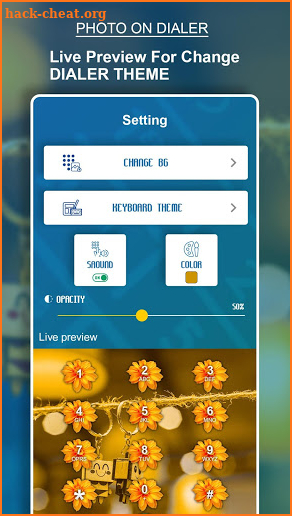 My Photo On My Phone Dialer screenshot
