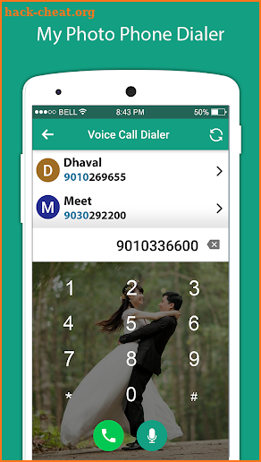 My Photo Phone Dialer screenshot