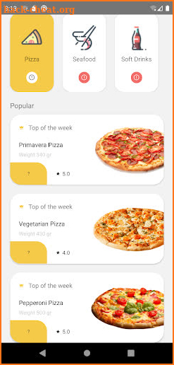 My Pizza Notes screenshot