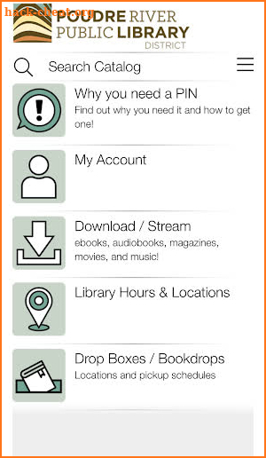 My Poudre Libraries App screenshot