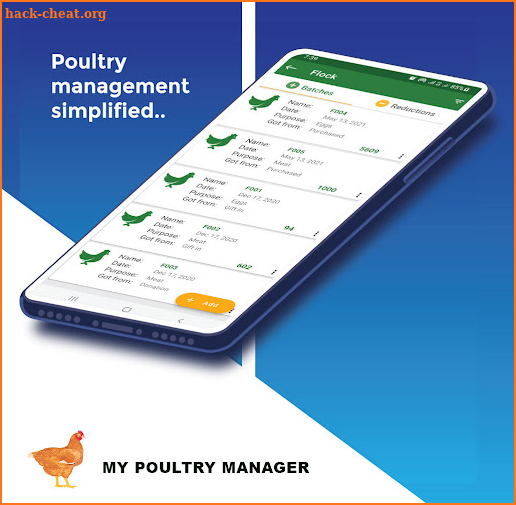 My Poultry Manager - Farm app screenshot