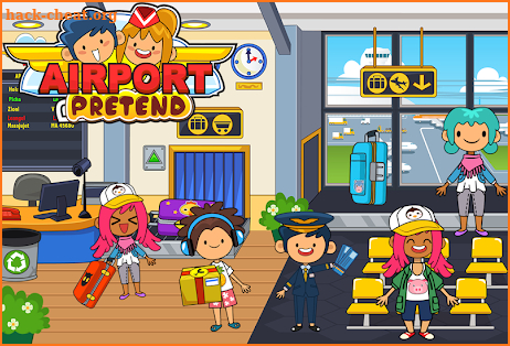 My Pretend Airport - Kids Travel Town FREE screenshot