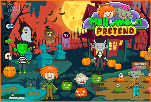 My Pretend Halloween - Trick or Treat Friends FREE screenshot