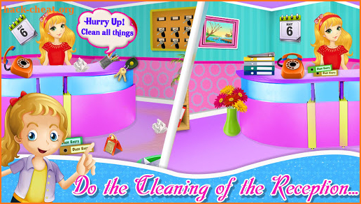 My pretend hotel room cleanup – room cleaning game screenshot