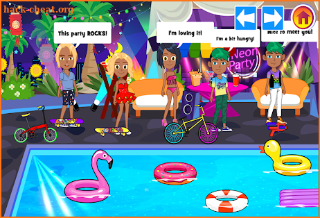 My Pretend Neon Night Club - Kids Dance Games FREE screenshot