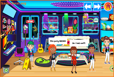 My Pretend Neon Night Club - Kids Dance Games FREE screenshot