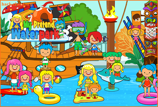 My Pretend Waterpark - Kids Summer Splash Pad FREE screenshot