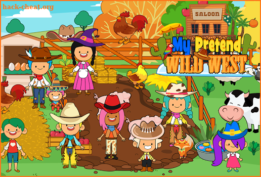 My Pretend Wild West - Cowboy & Cowgirl Kids Games screenshot