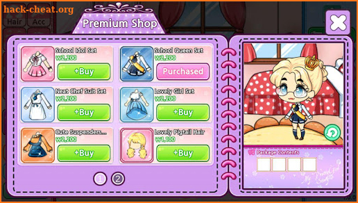 My Pretty Girl Story : Dress Up Game screenshot