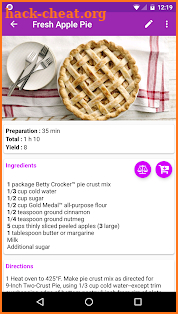 My Recipes Cookbook : RecetteTek screenshot