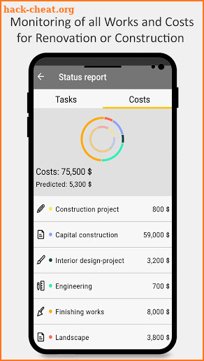 My Renovation: construction & home improvement app screenshot