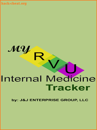 My RVU IM Tracker screenshot