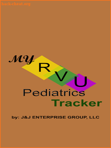My RVU PED Tracker screenshot