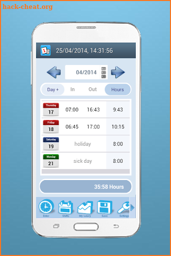 My Salary + Track your shift screenshot