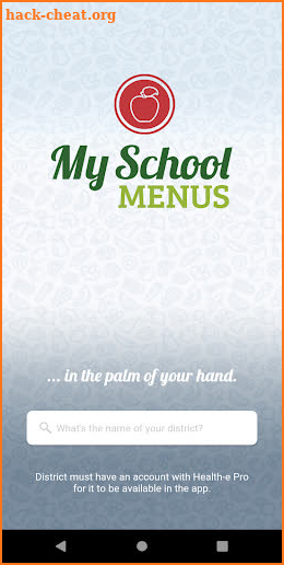 My School Menus screenshot