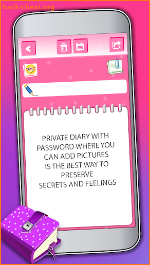 My Secret Diary With Lock - Personal Journal App screenshot