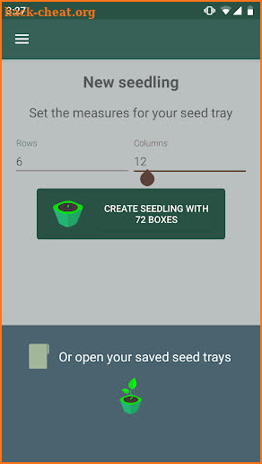 My Seed Trays screenshot