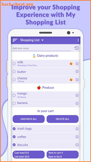 My Shopping List - To do & Grocery List screenshot