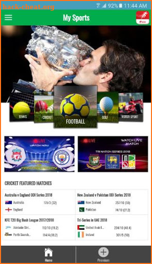 My Sports - Airtel screenshot