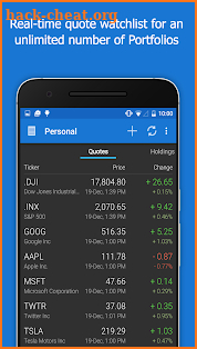My Stocks Portfolio & Widget with Cryptocurrency screenshot