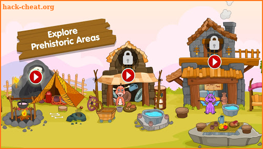 My Stone Age Town: Jurassic Caveman Games for Kids screenshot