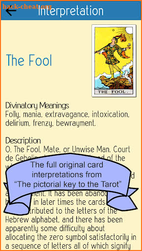 My Tarot Deck - Card Reading screenshot