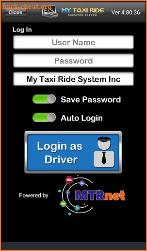 My Taxi Ride System screenshot