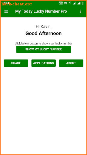 My Today Lucky Number Pro screenshot