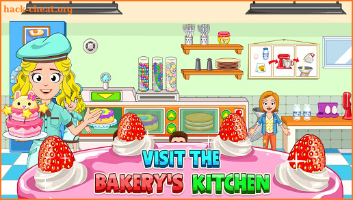 My Town : Bakery Free screenshot