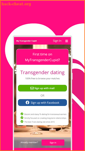 My Transgender Cupid - Dating for Trans-Women screenshot