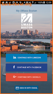My UMass Boston screenshot