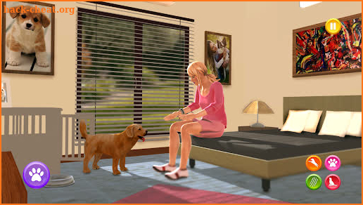 My virtual dog puppy simulator screenshot